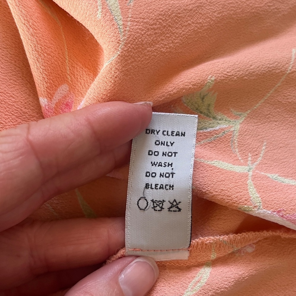 Christy Dawn Coral Floral Dress. Size Small (?) - Picture 8 of 8